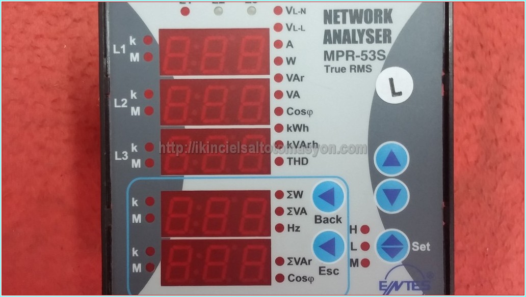 ENTES MPR-53S MPR 53S MPR53S NETWORK ANALYSER