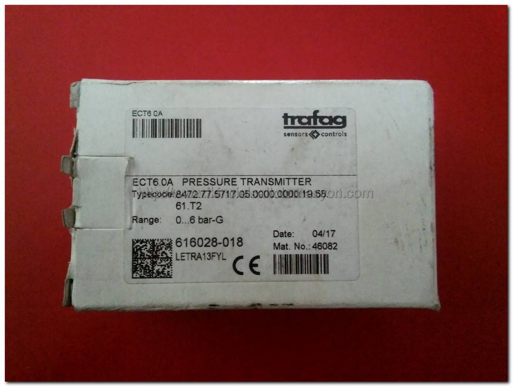 TRAFAG ECT6,0A PRESSURE TRANSMITTER SIFIR KUTULU BASINÇ TRANSMİTTERİ