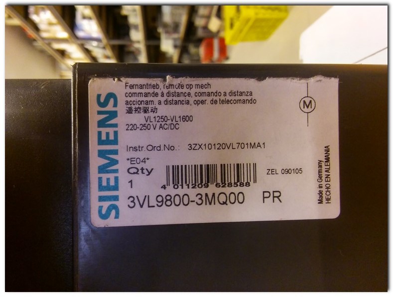 SIEMENS 3VL9800-3MQ00 3VL7712-1AA36-0AA0 3VL9800 3VL7212 VL1250 1000A MOTORLU TMŞ