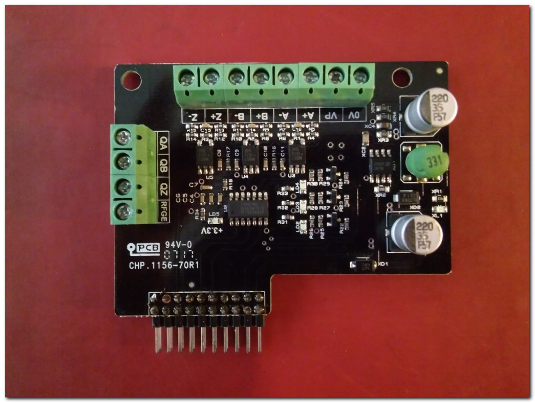 INVT ENCODER KARTI PCB 94V-0 0717 CHP.1156-70R1 İNVT ENKODER KARTI