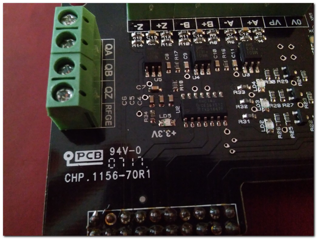 INVT ENCODER KARTI PCB 94V-0 0717 CHP.1156-70R1 İNVT ENKODER KARTI
