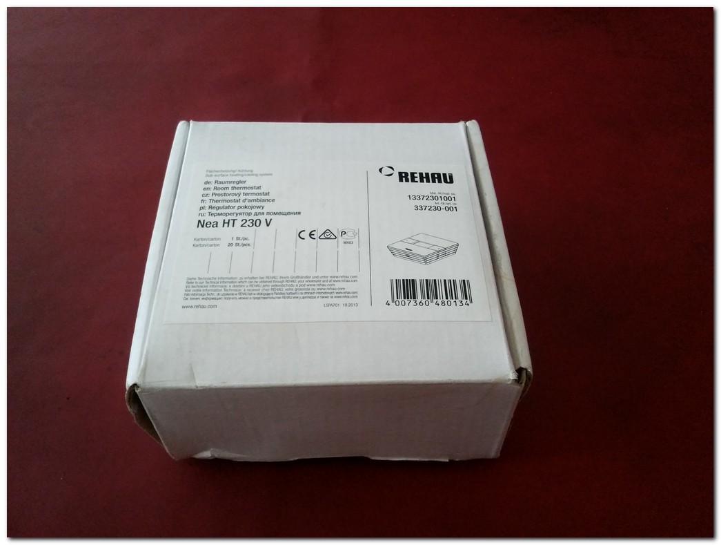 REHAU 13372301001 337230-001 ROOM THERMOSTAT SIFIR KUTULU ODA TERMOSTATI