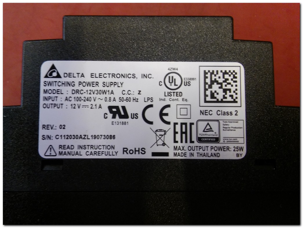 DELTA DRC-12V30W1A DRC-12V 2,1A GÜC KAYNAGI