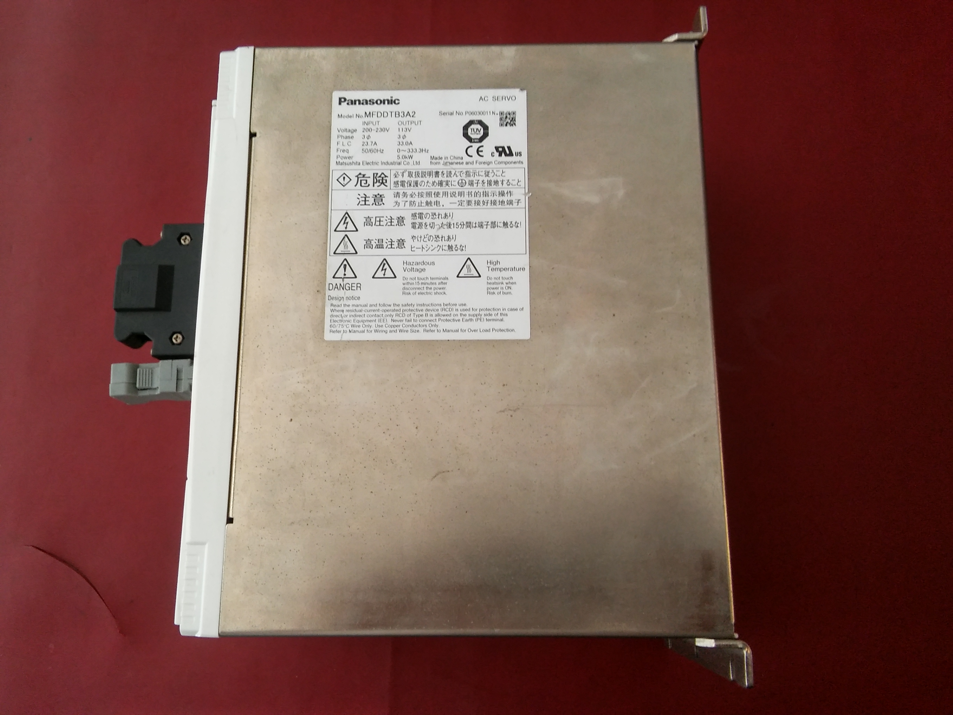 PANASONİC MFDDTB3A2 5,0KW AC SERVO DRIVE SÜRÜCÜ