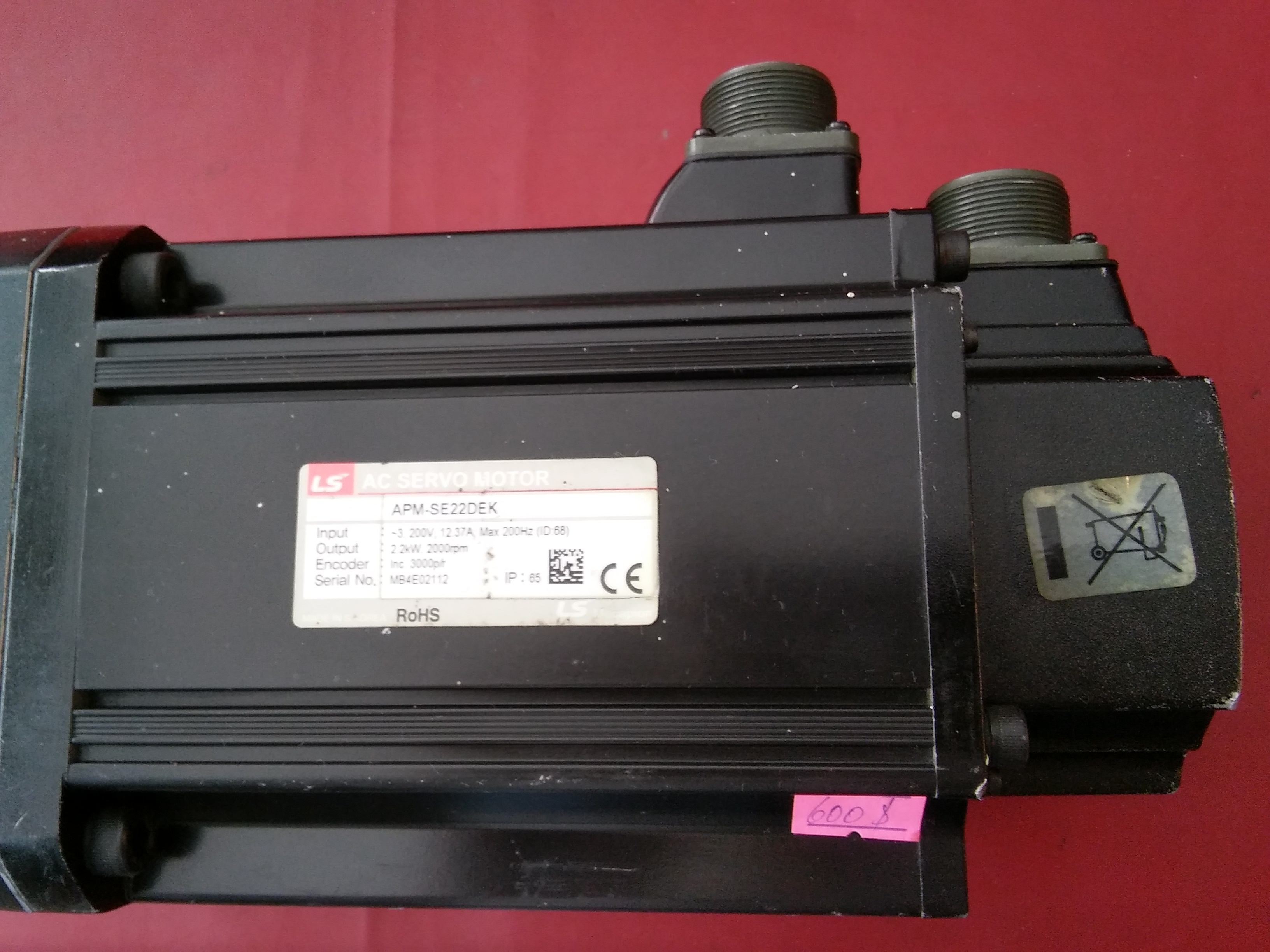 LS APM-SE22DEK 2,2KW AC SERVO MOTOR