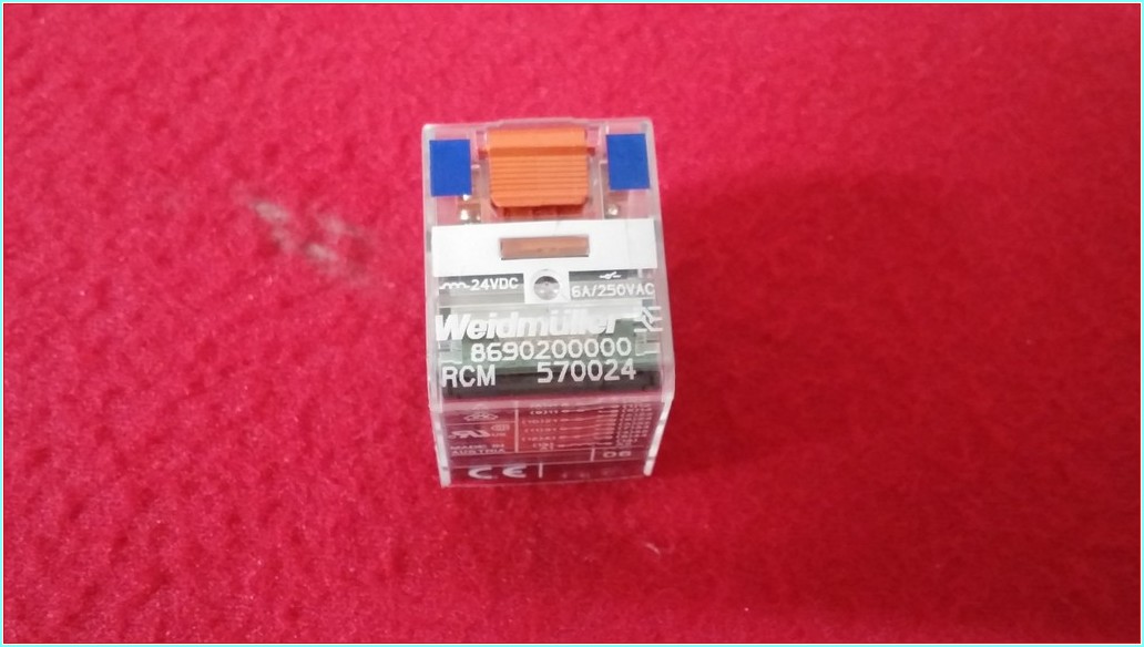 WEİDMÜLLER 8690200000 869020 24VDC 6A SIFIR 4 KONTAKLI MİNİ RÖLE