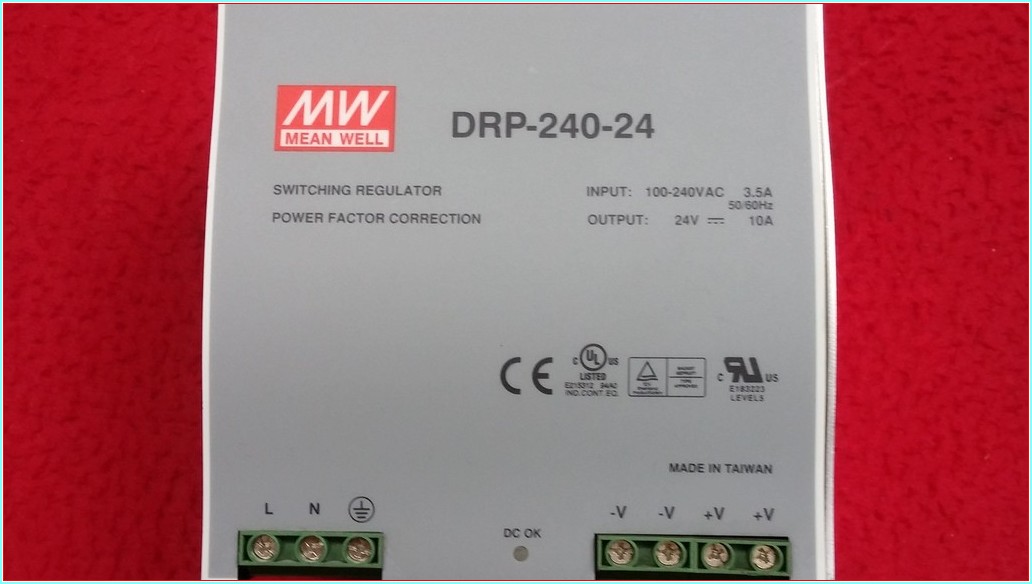 MW DRP-240-24 24VDC 10A GÜÇ KAYNAĞI