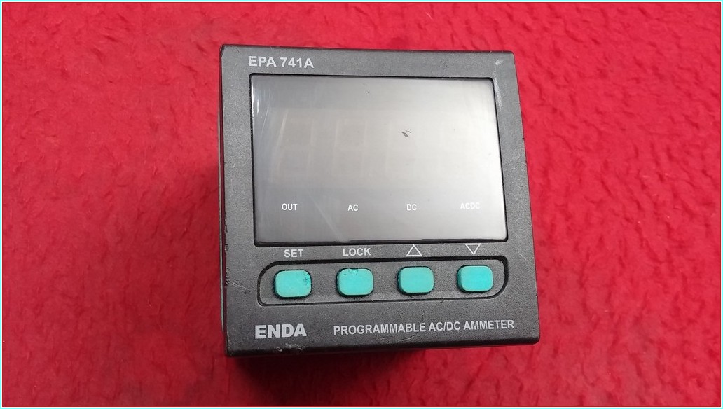 ENDA EPA741A-R-230VAC PROGRAMMABLE AC-DC AMMETER AMPERMETRE