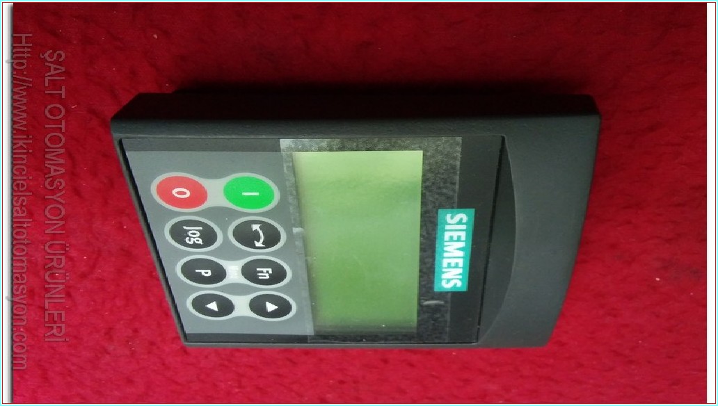 SIEMENS 6SE6400-0AP00-0AA1 MICROMASTER 4 ADVANCED OPERATOR PANEL AOP GELİŞMİŞ MODELİ