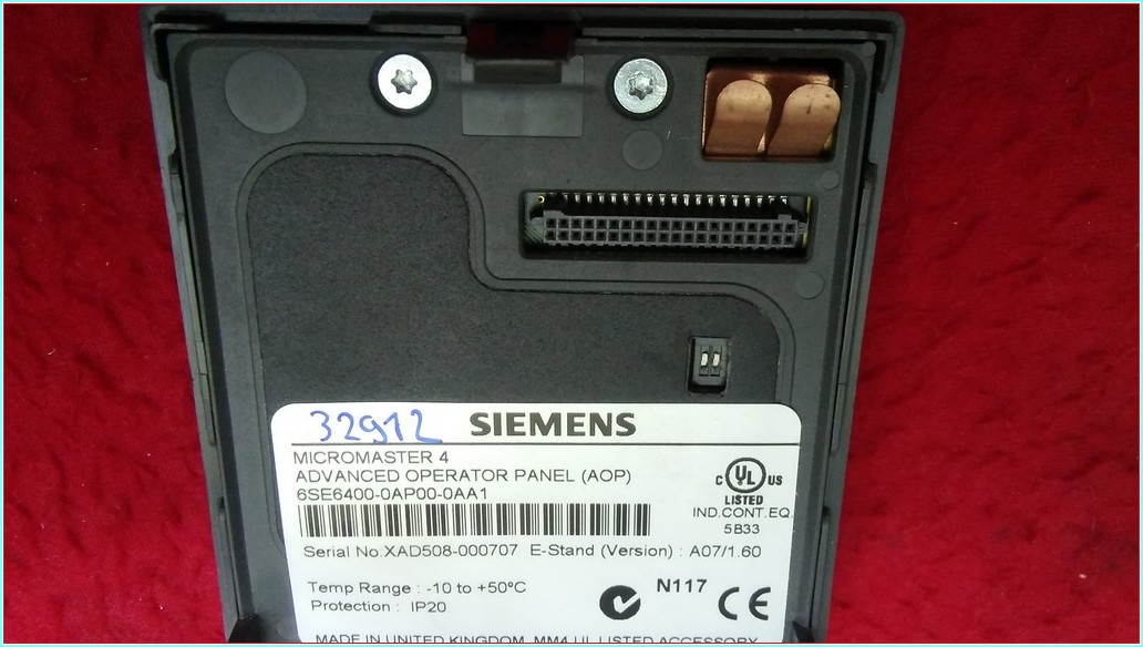 SIEMENS 6SE6400-0AP00-0AA1 MICROMASTER 4 ADVANCED OPERATOR PANEL AOP GELİŞMİŞ MODELİ