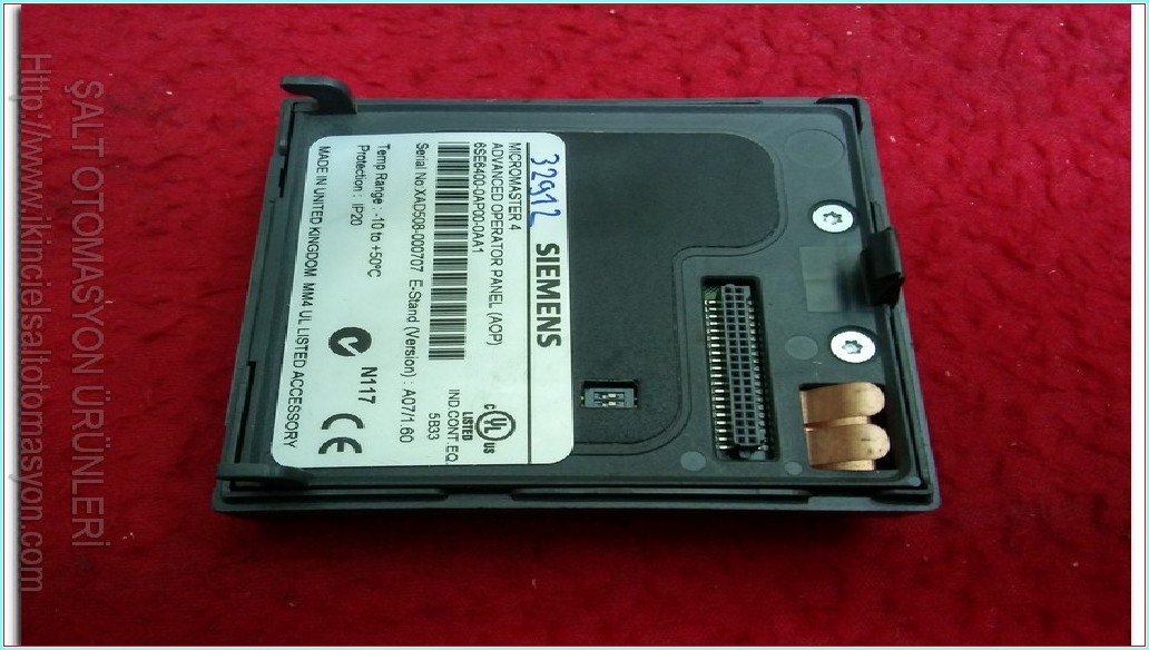 SIEMENS 6SE6400-0AP00-0AA1 MICROMASTER 4 ADVANCED OPERATOR PANEL AOP GELİŞMİŞ MODELİ