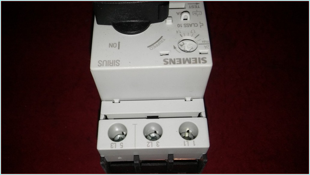 SIEMENS 3RV1421-1BA10 1,4-2A MOTOR KORUMA ŞALTER TİPİ