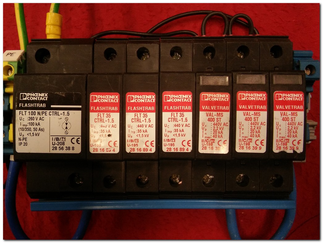 PHOENIX CONTACT FLT100 N-PE CTRL-1.5 FLASHTRAB FLT35 VAL-MS 400ST YILDIRIM AKIMI TUTUCU TAKIM