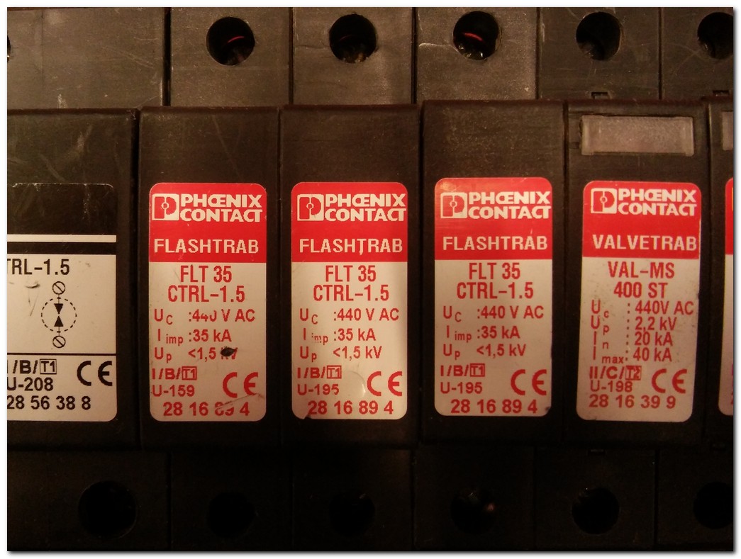 PHOENIX CONTACT FLT100 N-PE CTRL-1.5 FLASHTRAB FLT35 VAL-MS 400ST YILDIRIM AKIMI TUTUCU TAKIM