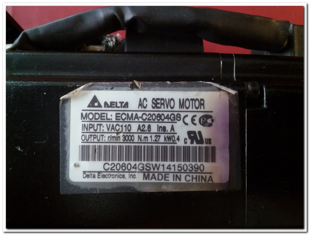 DELTA ECMA-C20604GS 0,4KW AC SERVO MOTOR 0,40 KW SERVO MOTOR
