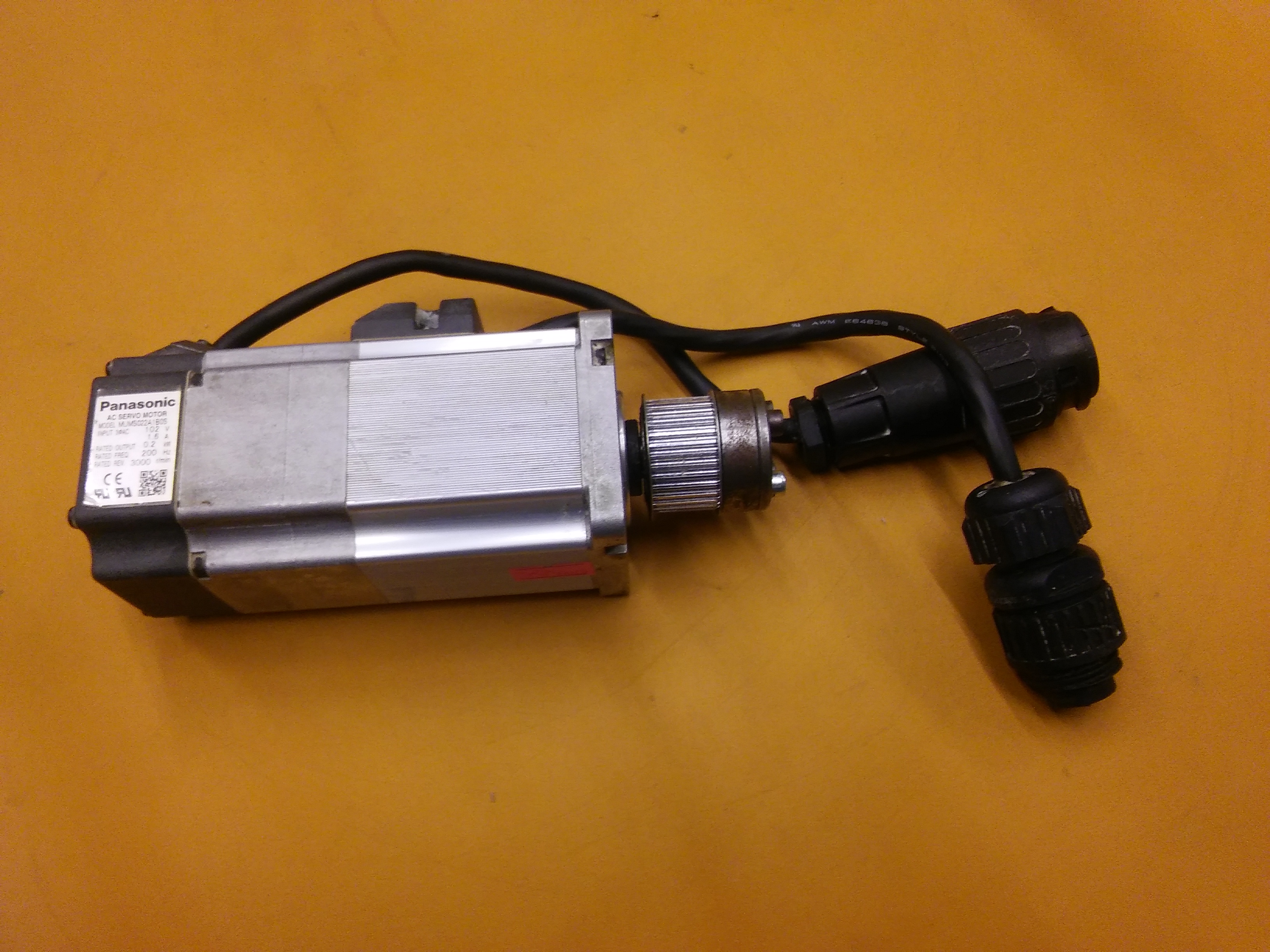 PANASONİC MUMS022A1B0S MUMS022A1 0,2KW 3000R 1,6A 200HZ FRENLİ SERVO MOTOR