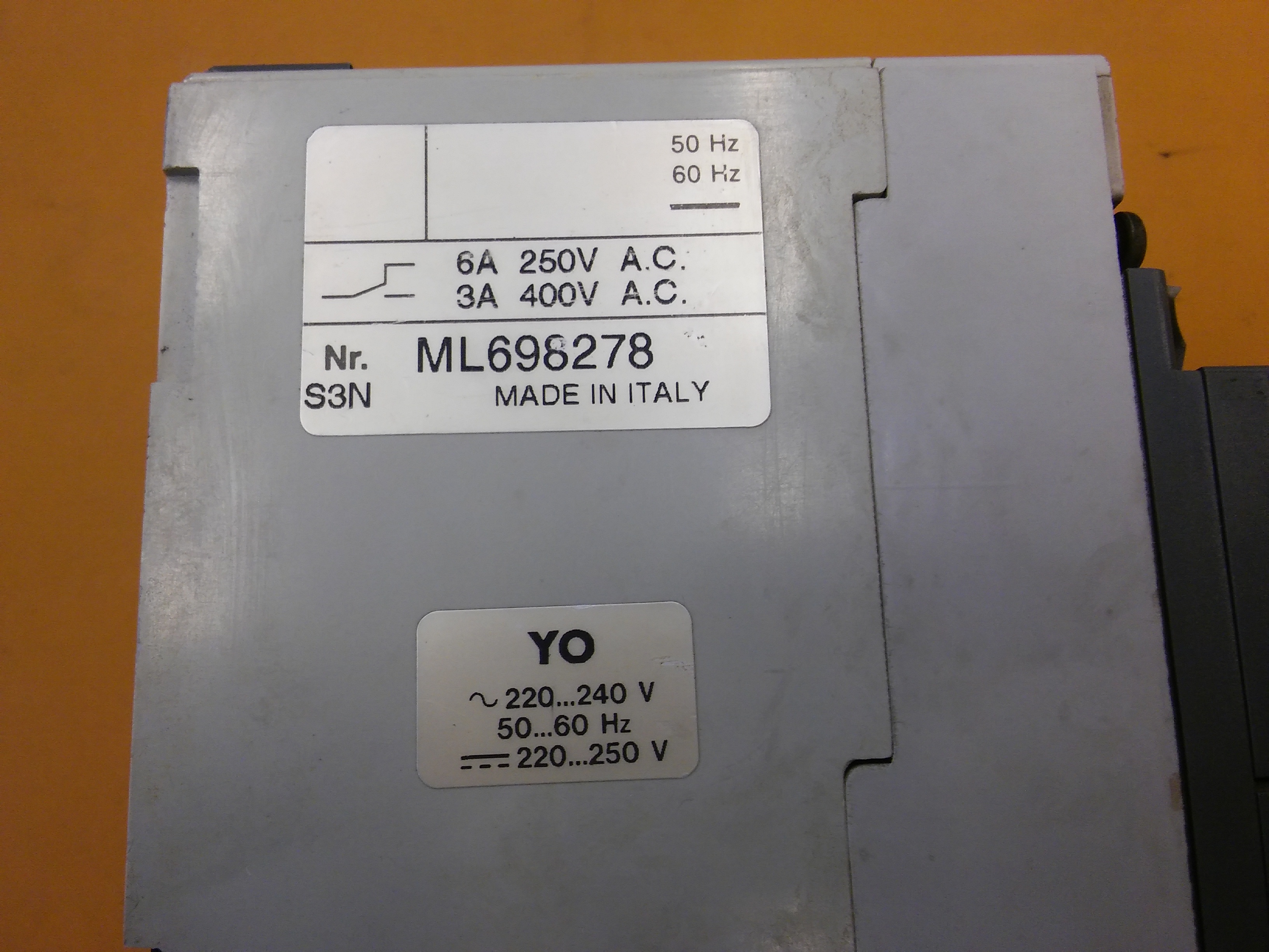 ABB SACE S3 S3N 140-200A AYAR SAHALI TMŞ ML698278 YO  AÇTIRMA BOBİNLİ