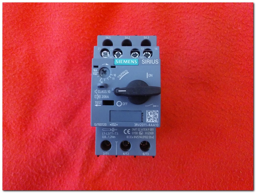 SIEMENS 3RV2011-4AA10 10-16A SIRIUS MOTOR KORUMA ŞALTERİ