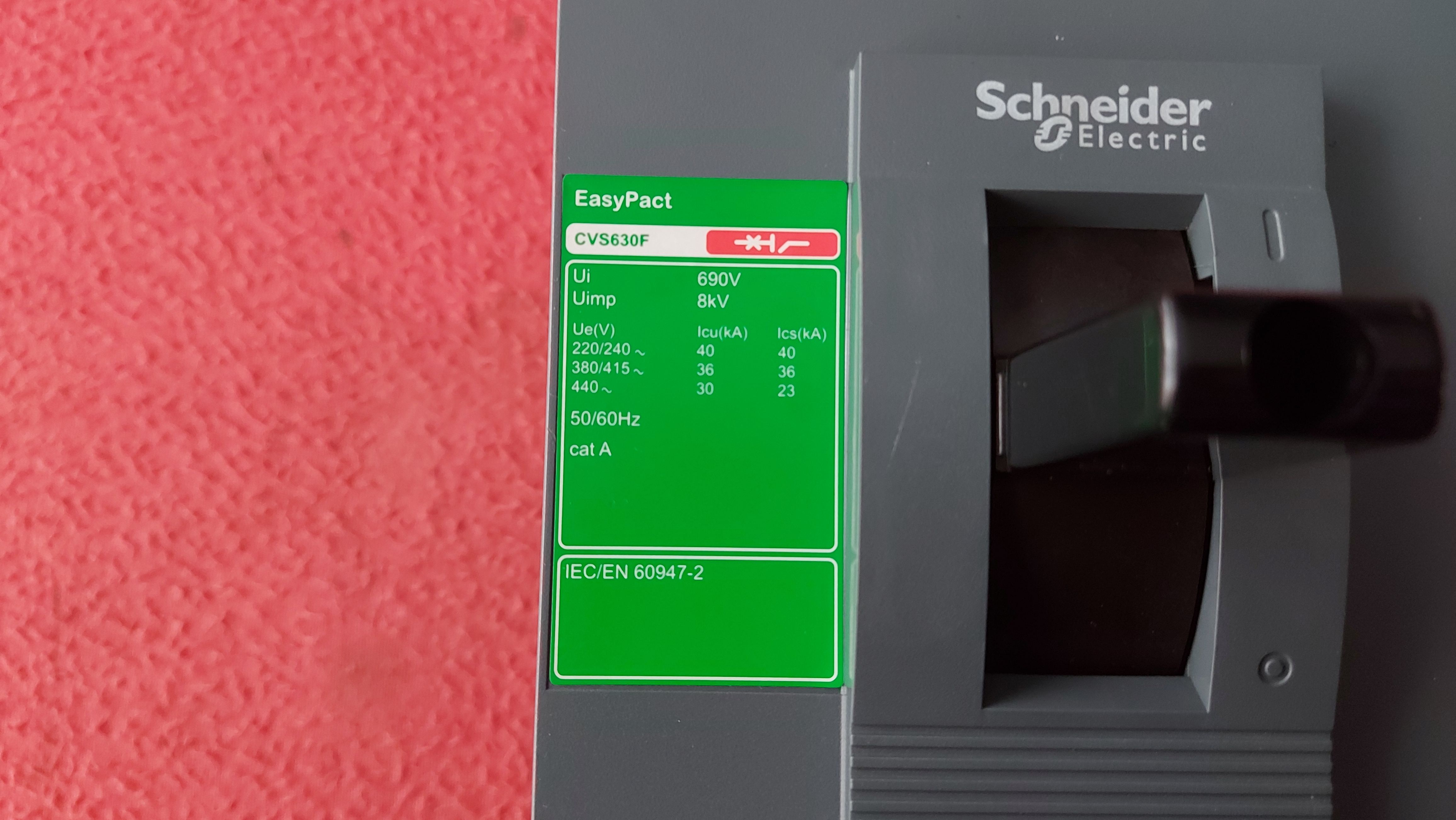 SCHNEİDER CVS630F-3P-3D 630F LV563306 CVS-630F 600 AMPER 