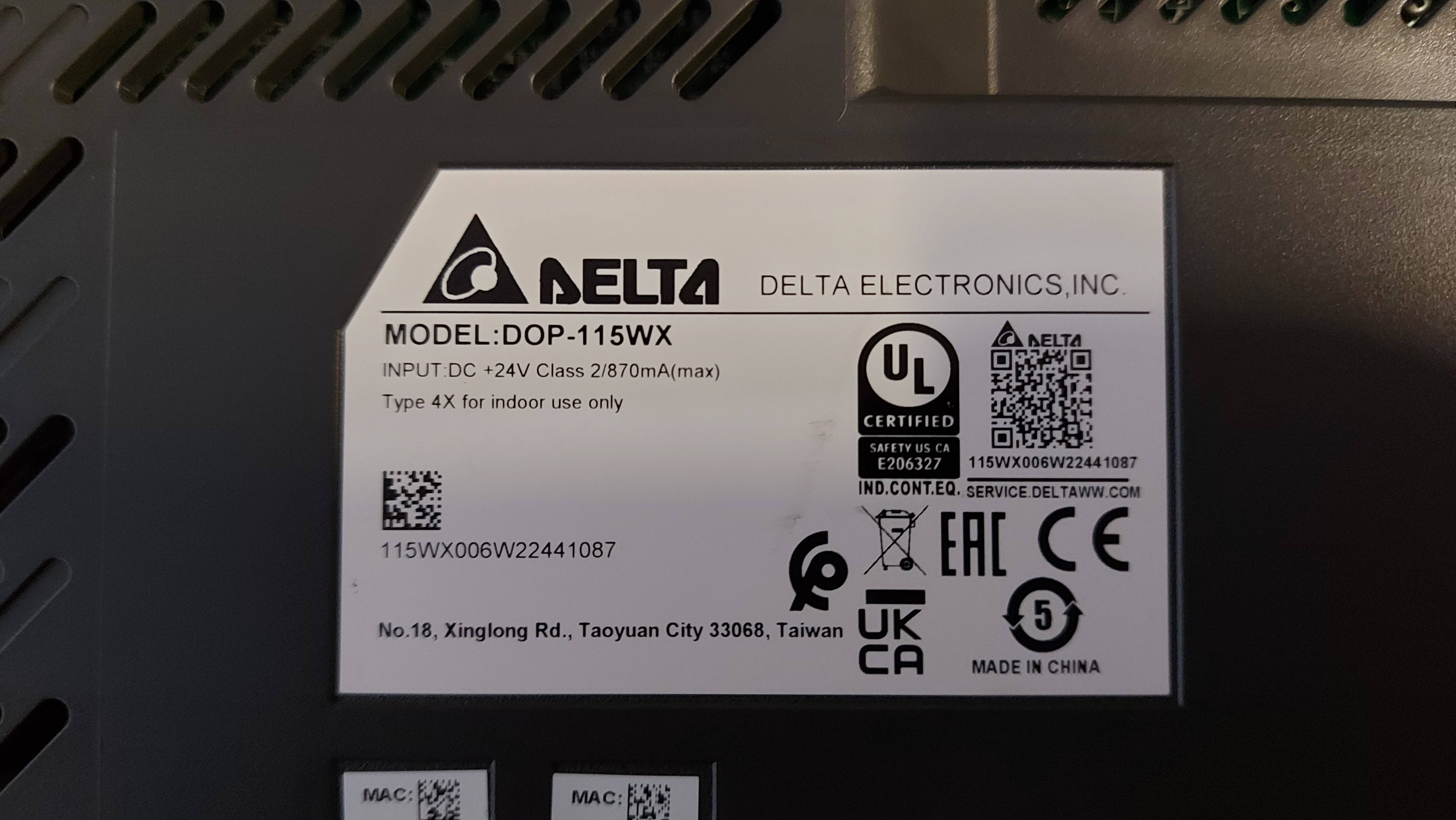 DELTA DOP-115WX DOP115WX DOP 115WX