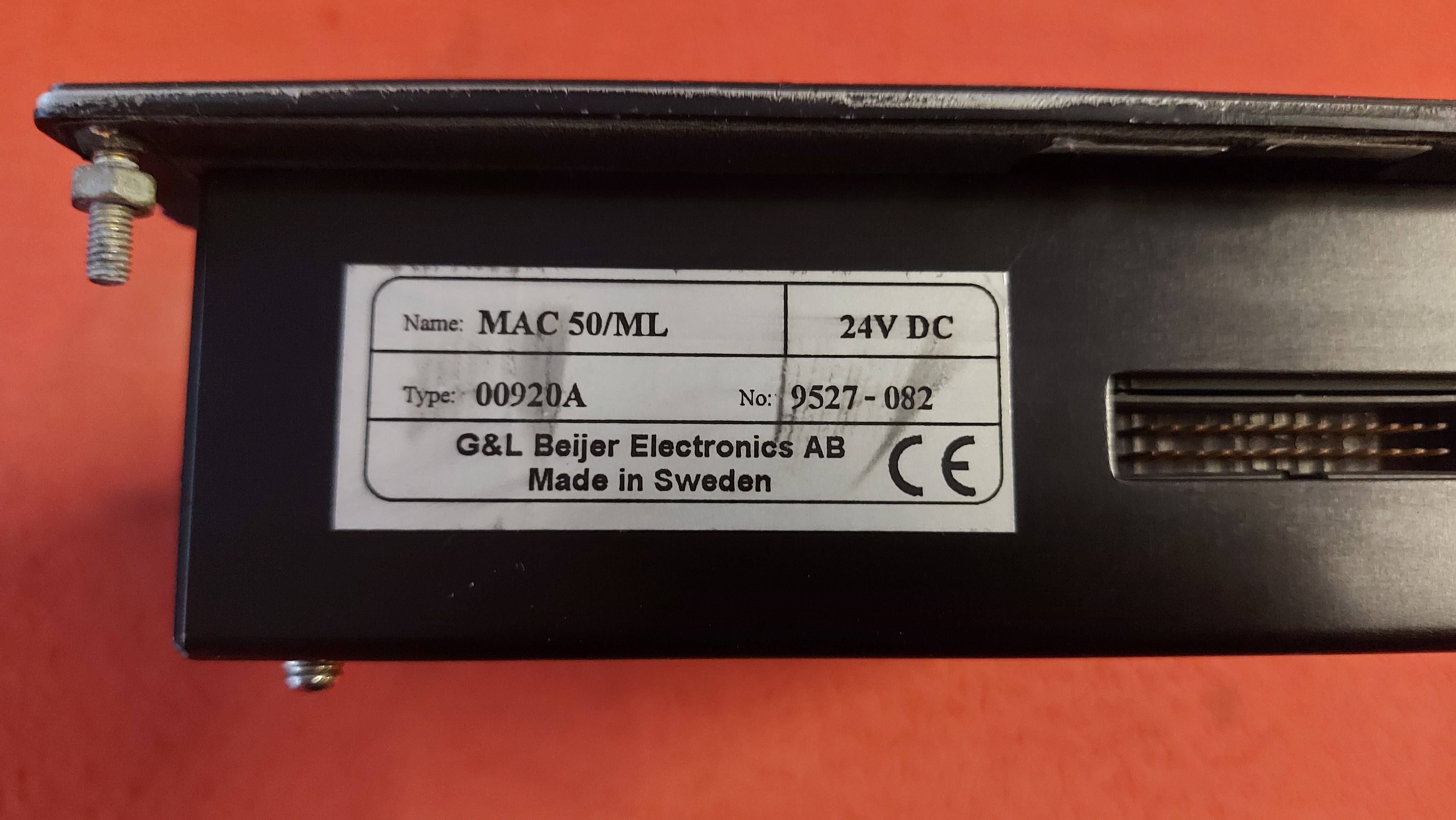 BEİJER MAC 50  MAC 50/ML 00920A MAC50 MAC-50 