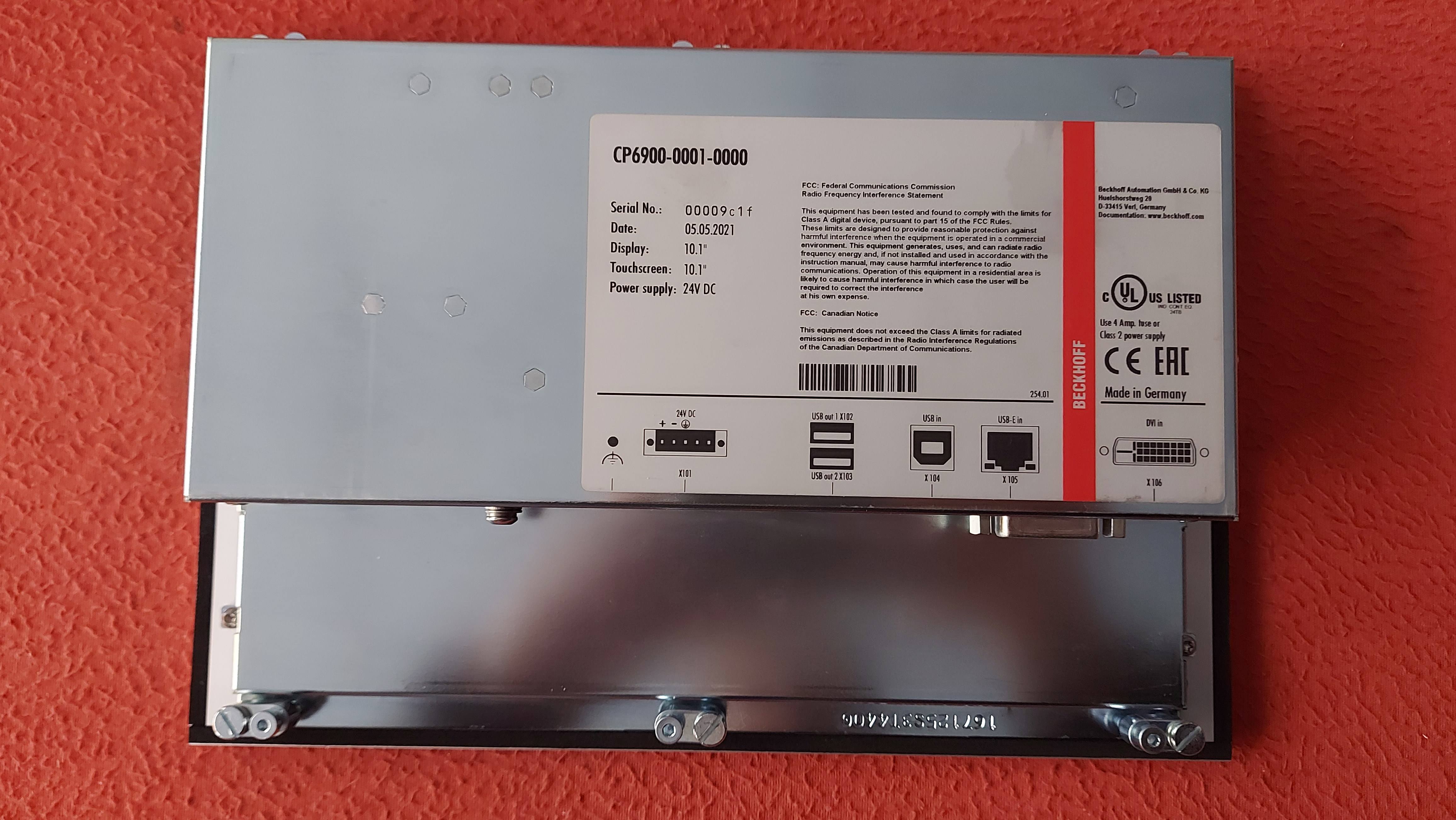 CP6900-0001-0000 BECKHOFF 