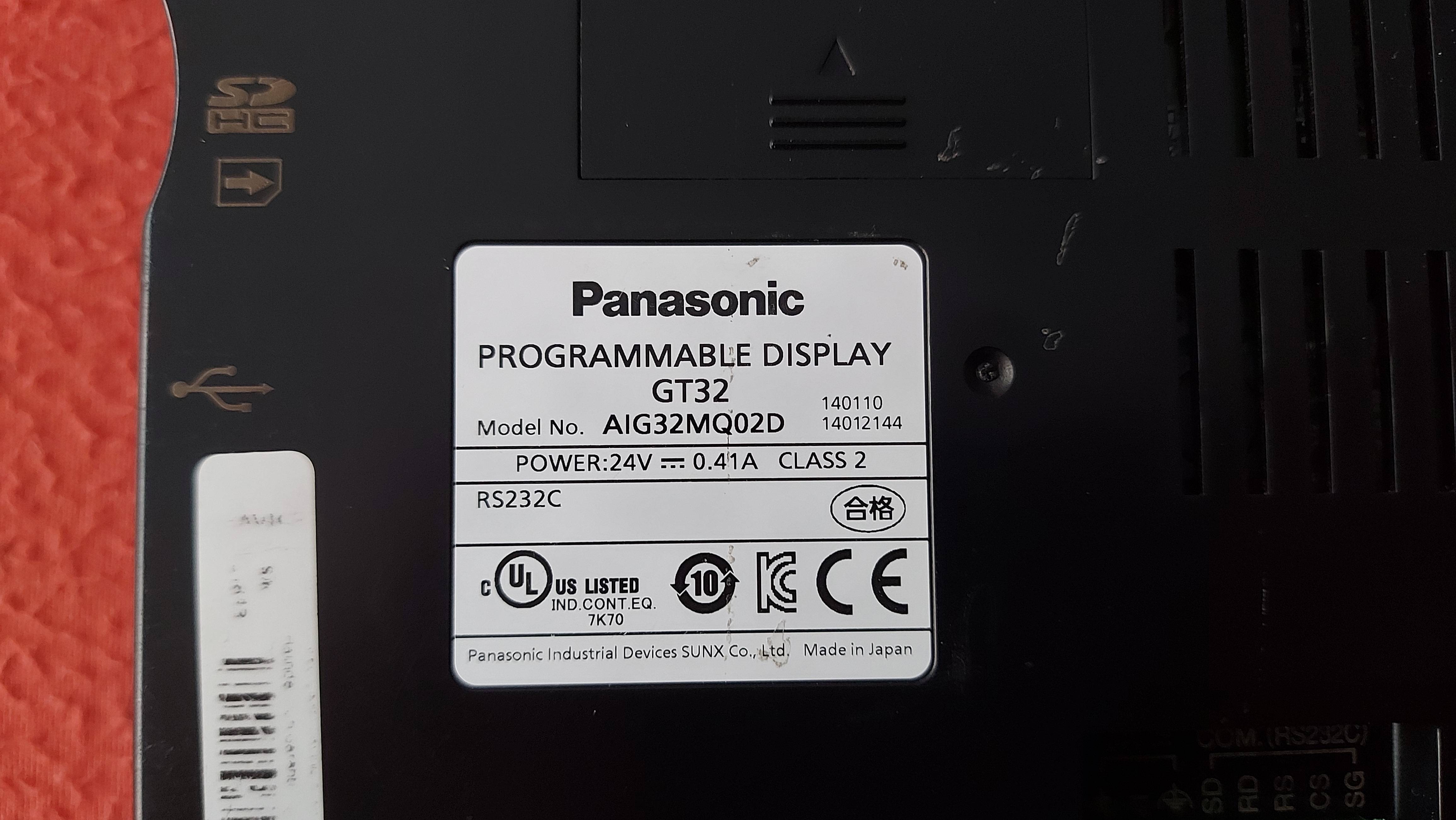 GT32 AIG32MQ02D PANASONİC