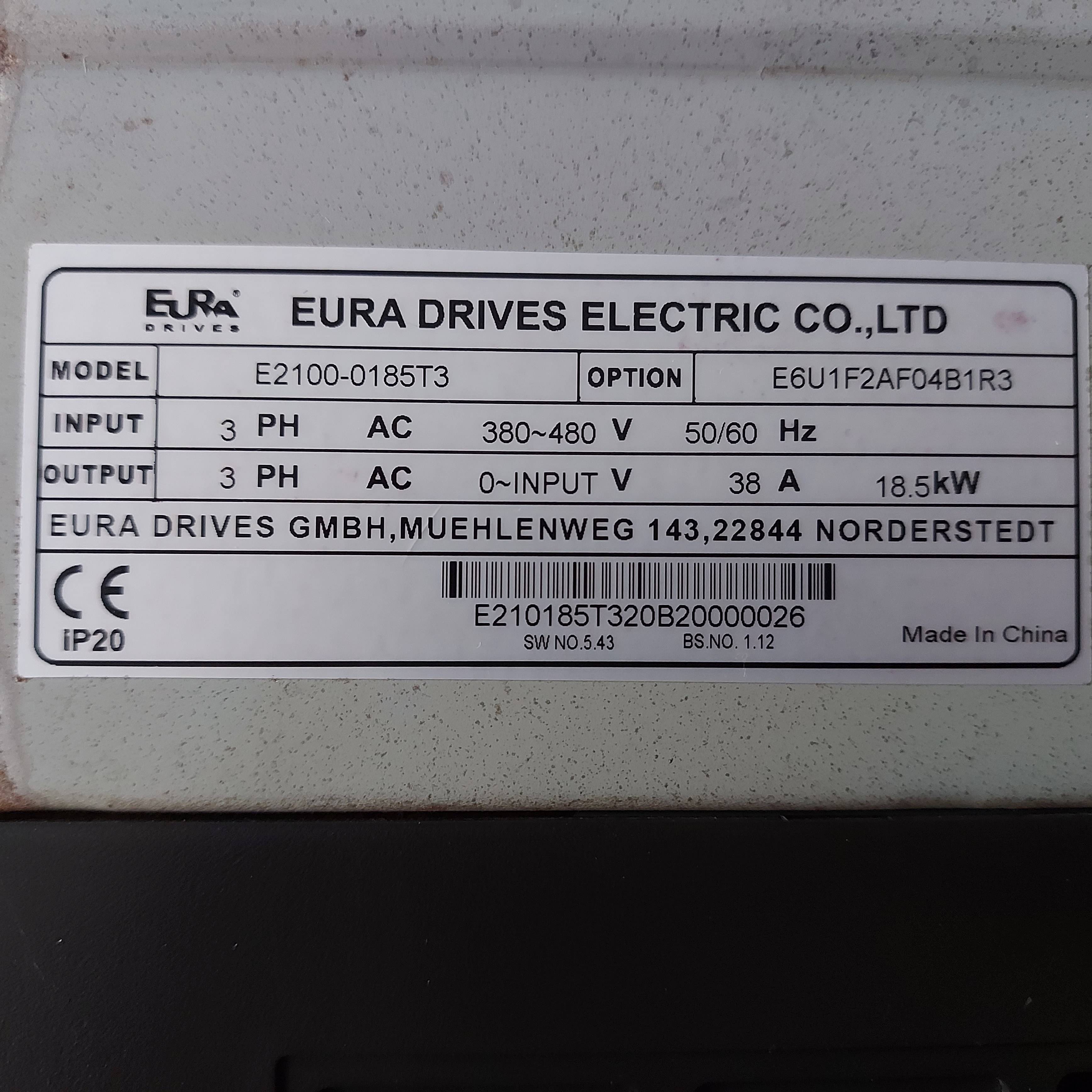 E2100-0185T3 EURA DRİVES