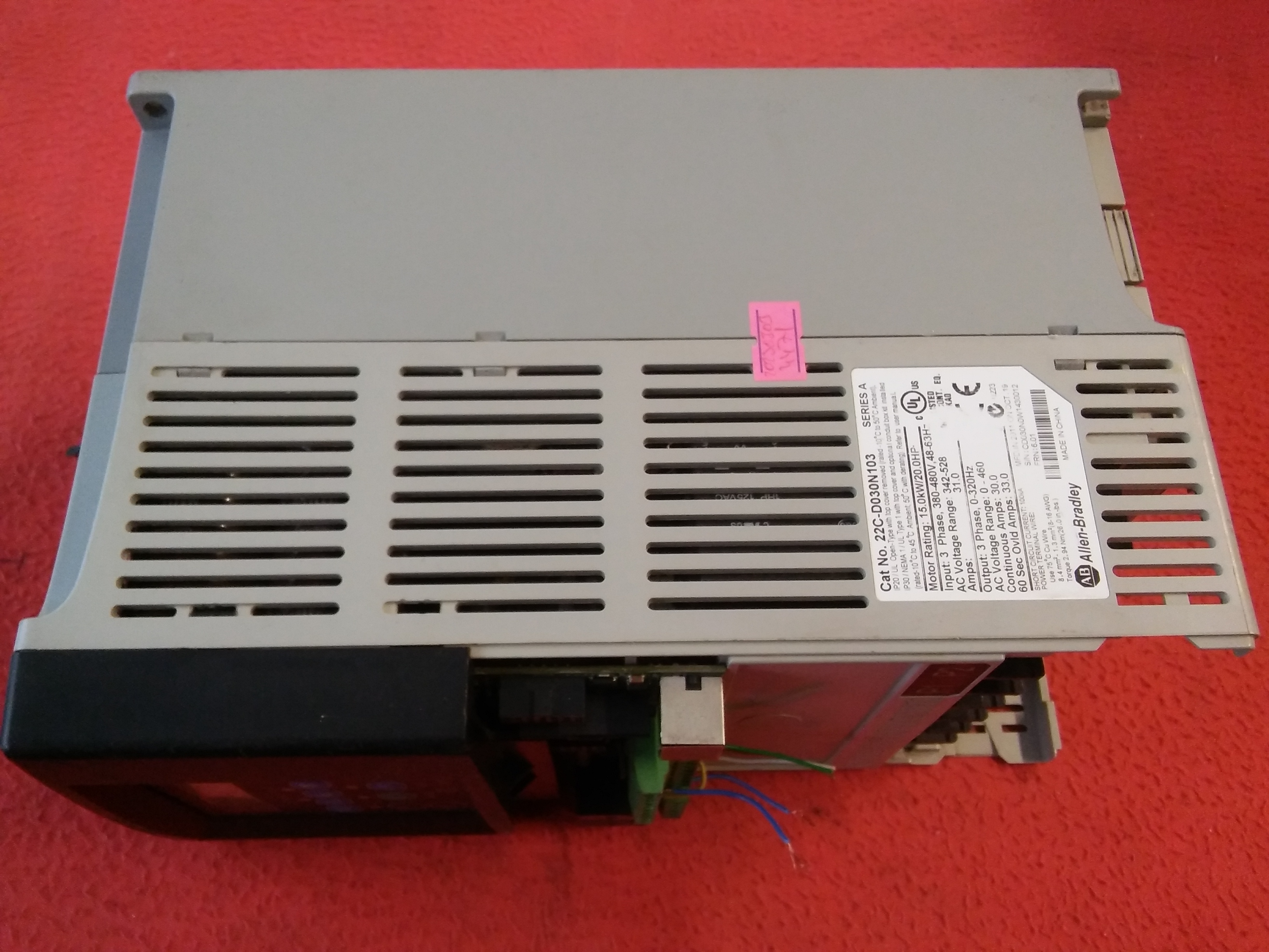 ALLEN BRADLEY 22C-D030N103 POWERFLEX 400 15 KW  