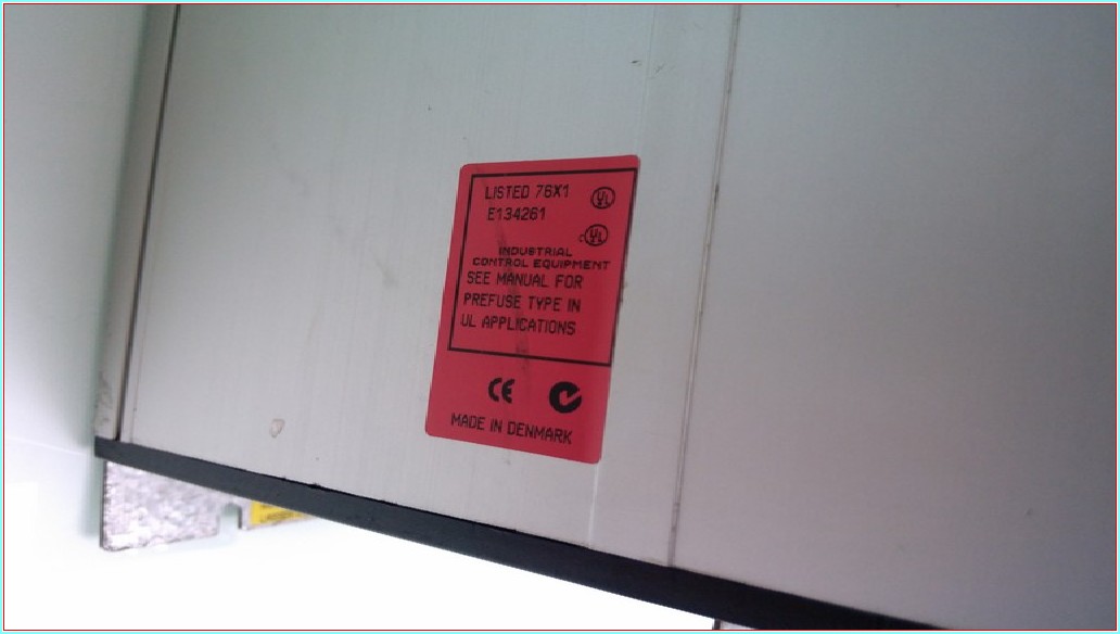 DANFOSS VLT 6000 HVAC VLT011HT 4B20STR3LF00 11,5KVA (7,5KW) SÜRÜCÜ