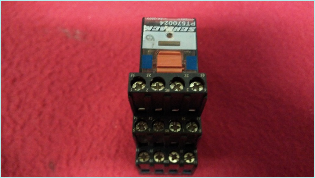 SCHRACK PT570024 24V 6A 250V SIFIR 4 KONTAKLI MİNİ RÖLE