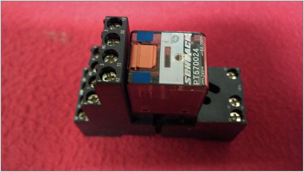 SCHRACK PT570024 24V 6A 250V SIFIR 4 KONTAKLI MİNİ RÖLE
