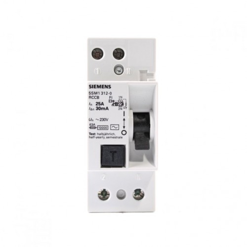 SIEMENS 5SM1 312-0 5SM1312-0 5SU1353-1KK25 25A 30MA KAÇAK AKIM YANGIN KORUMA